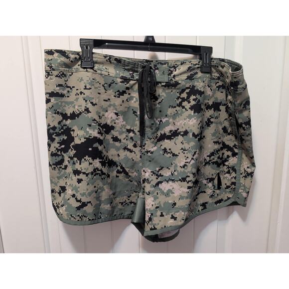 Tachuntfish AOR1 Camo Athletic Shorts Men's Size 3XL Workout Gym Running Jogging - Picture 1 of 5